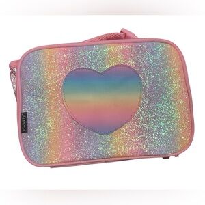 FlowFly Rainbow Glitter Insulated Lunch Bag – Lightweight & Cute